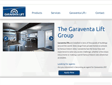 Tablet Screenshot of garaventaliftgroup.com